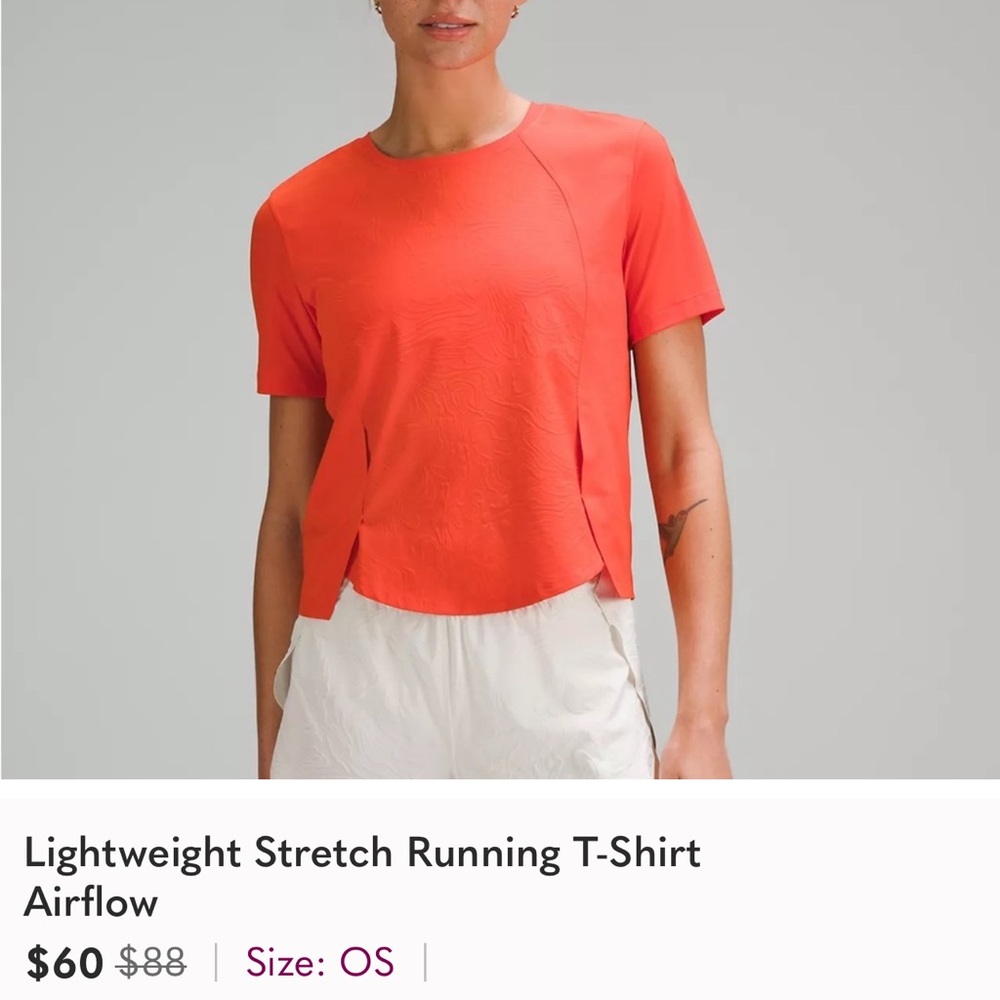 Lululemon Lightweight Stretch Run T-Shirt *Airflow